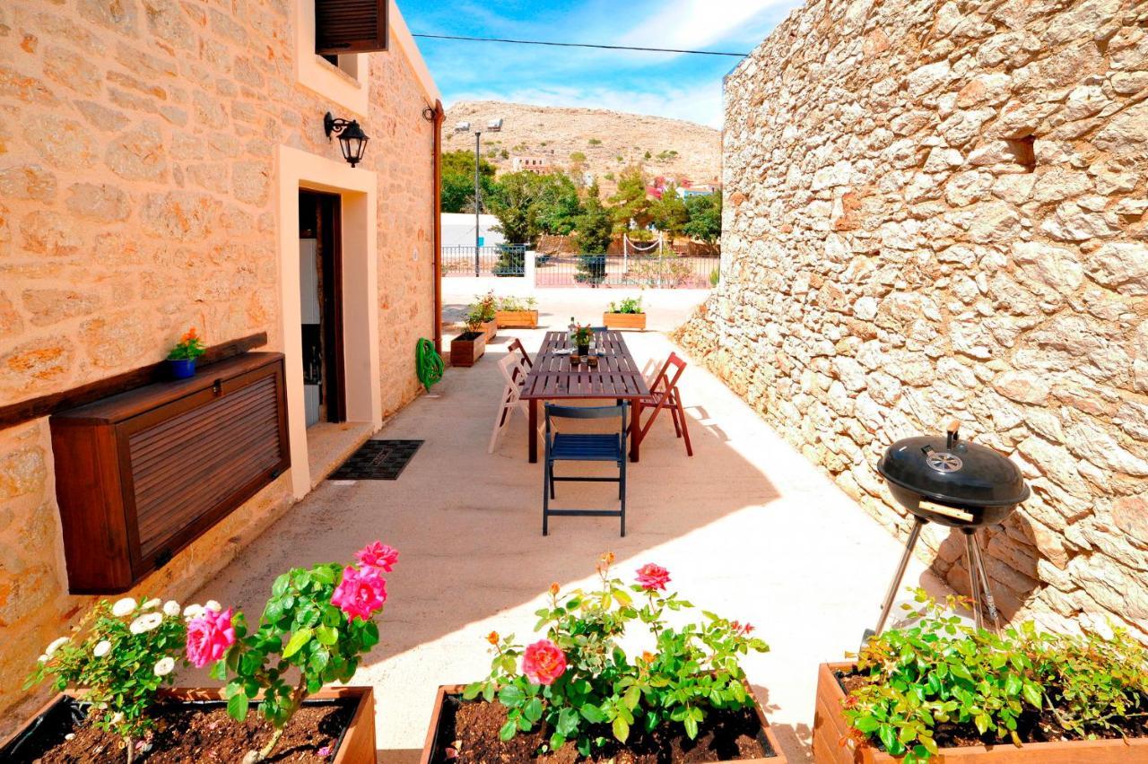 Casa Piedra Vila Halki Island Exterior foto